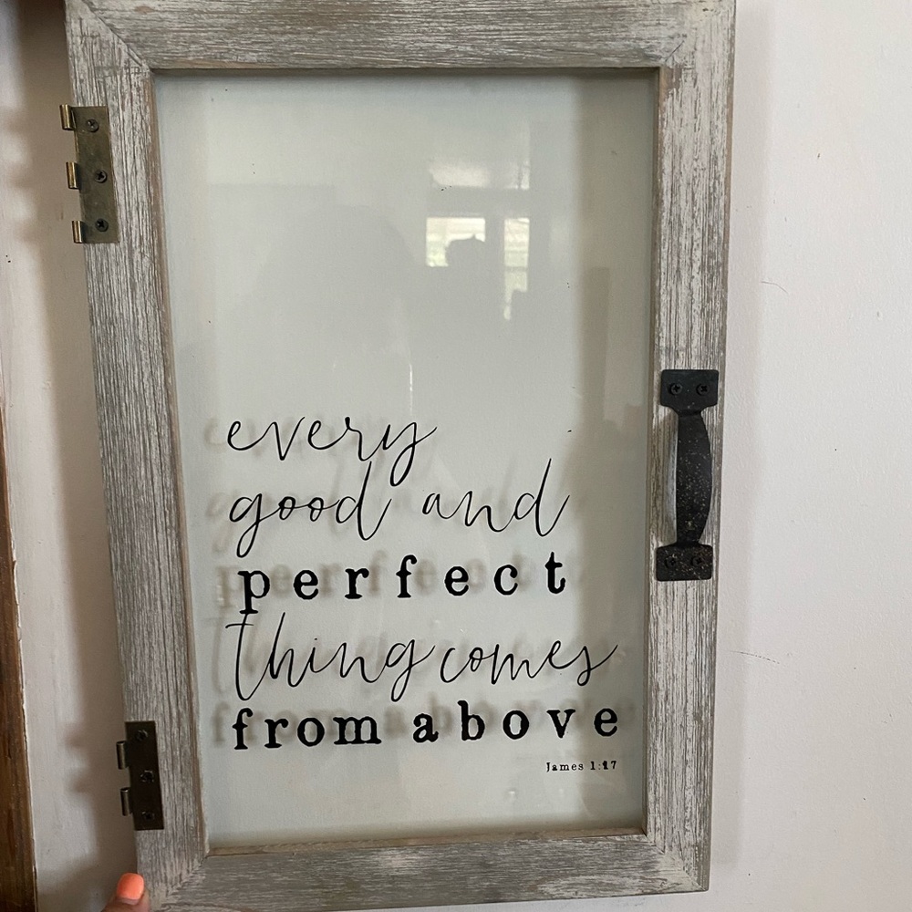 Country glass wall decor - Picture 2 of 6